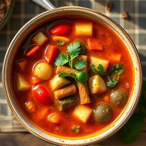 Zuppe e minestre di verdure fresche di stagione, come la ribollita toscana e il minestrone alla genovese